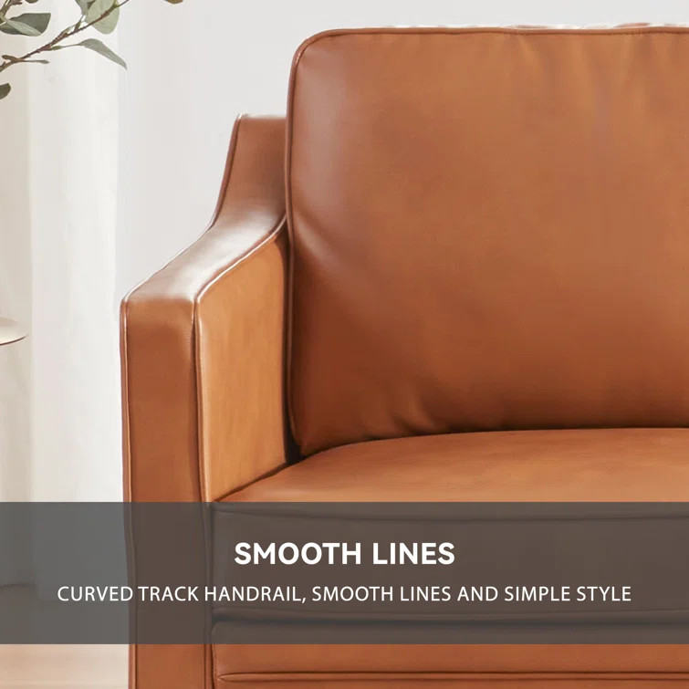 Azleigh 80.5'' Vegan Leather Sofa | Wayfair North America