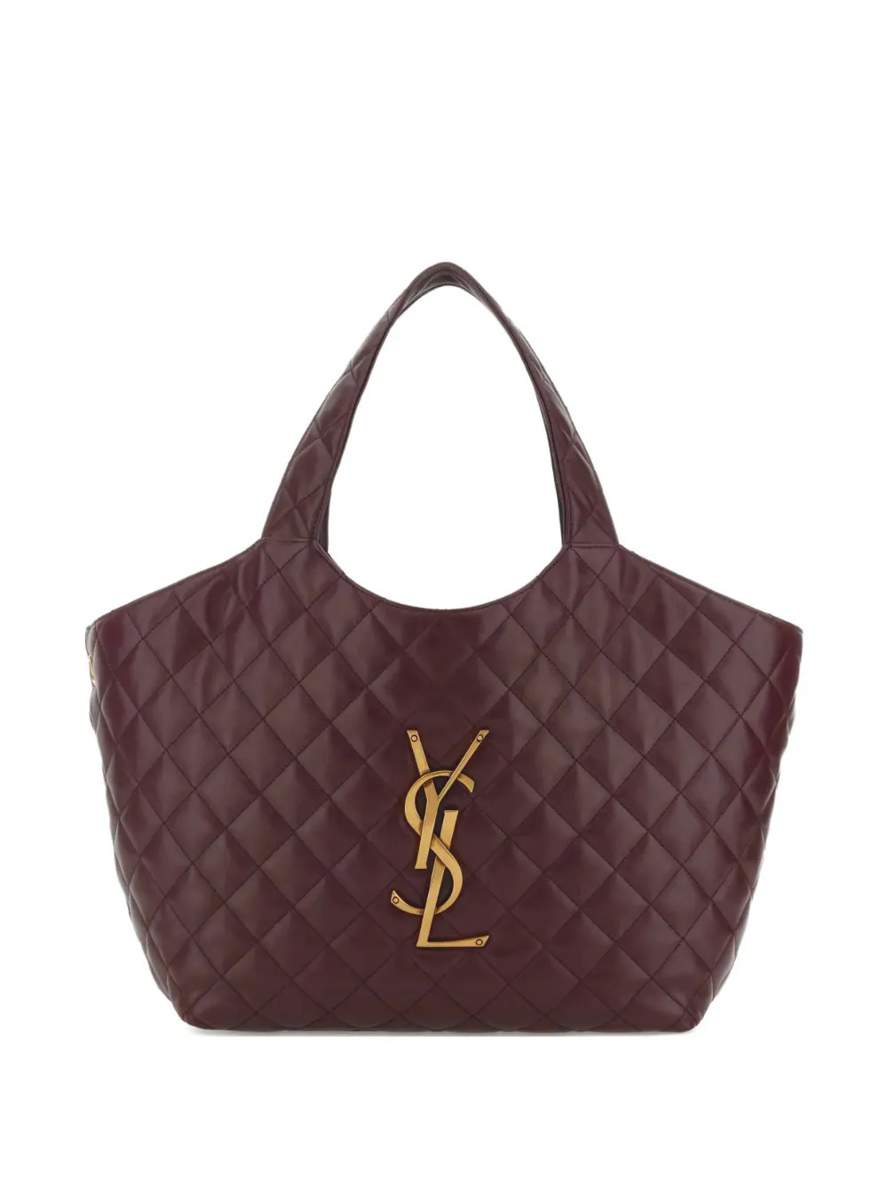quilted logo leather shopping tote bag | Farfetch Global