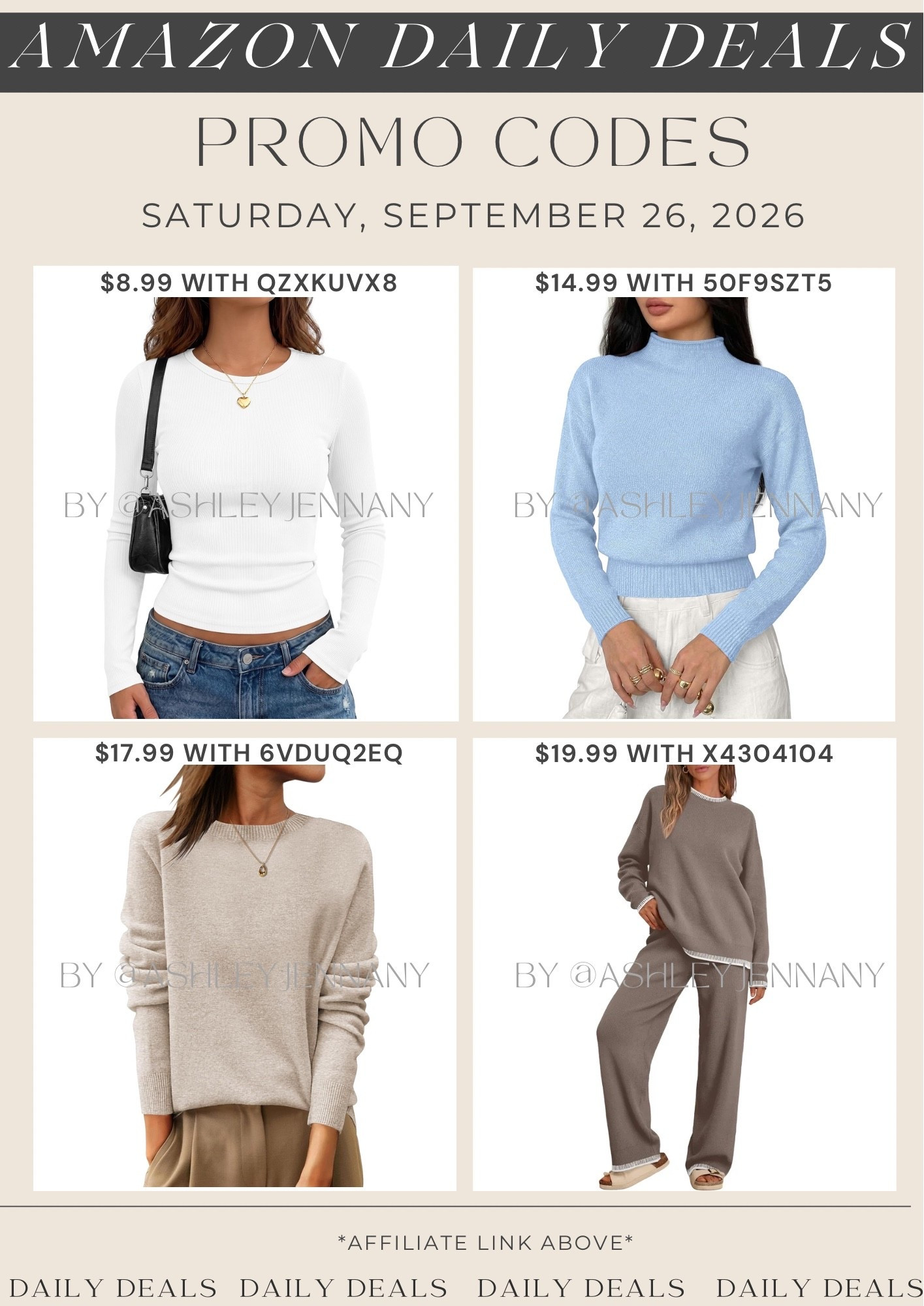 Amazon deals

#LTKSaleAlert #LTKMidsize #LTKootd