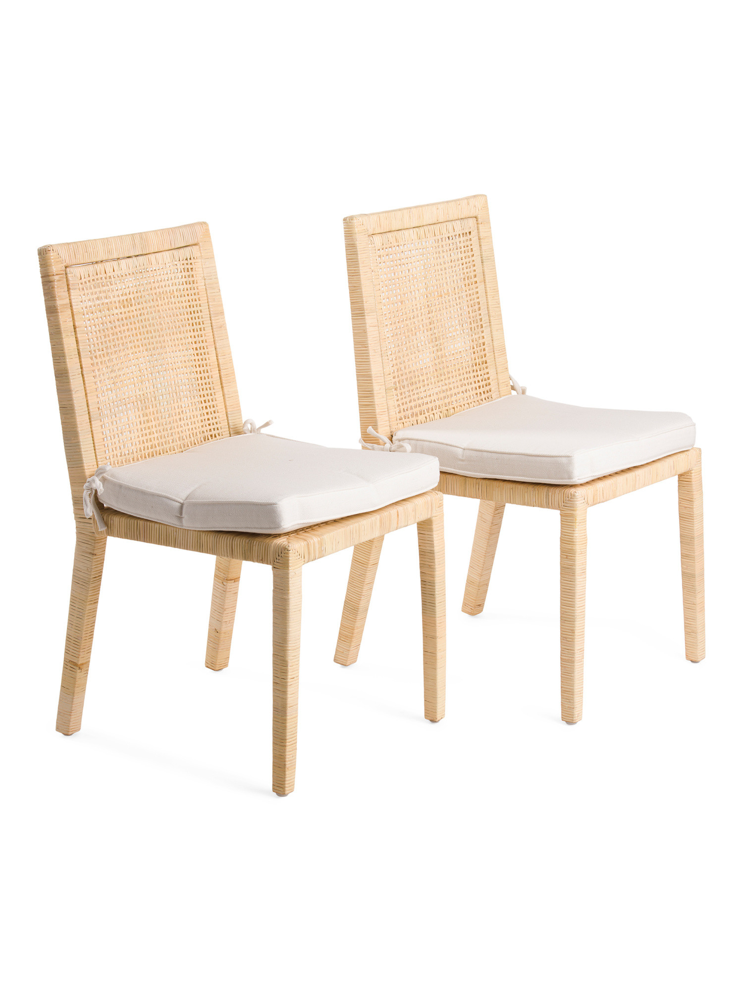 Set Of 2 Rattan Dining Chairs | TJ Maxx