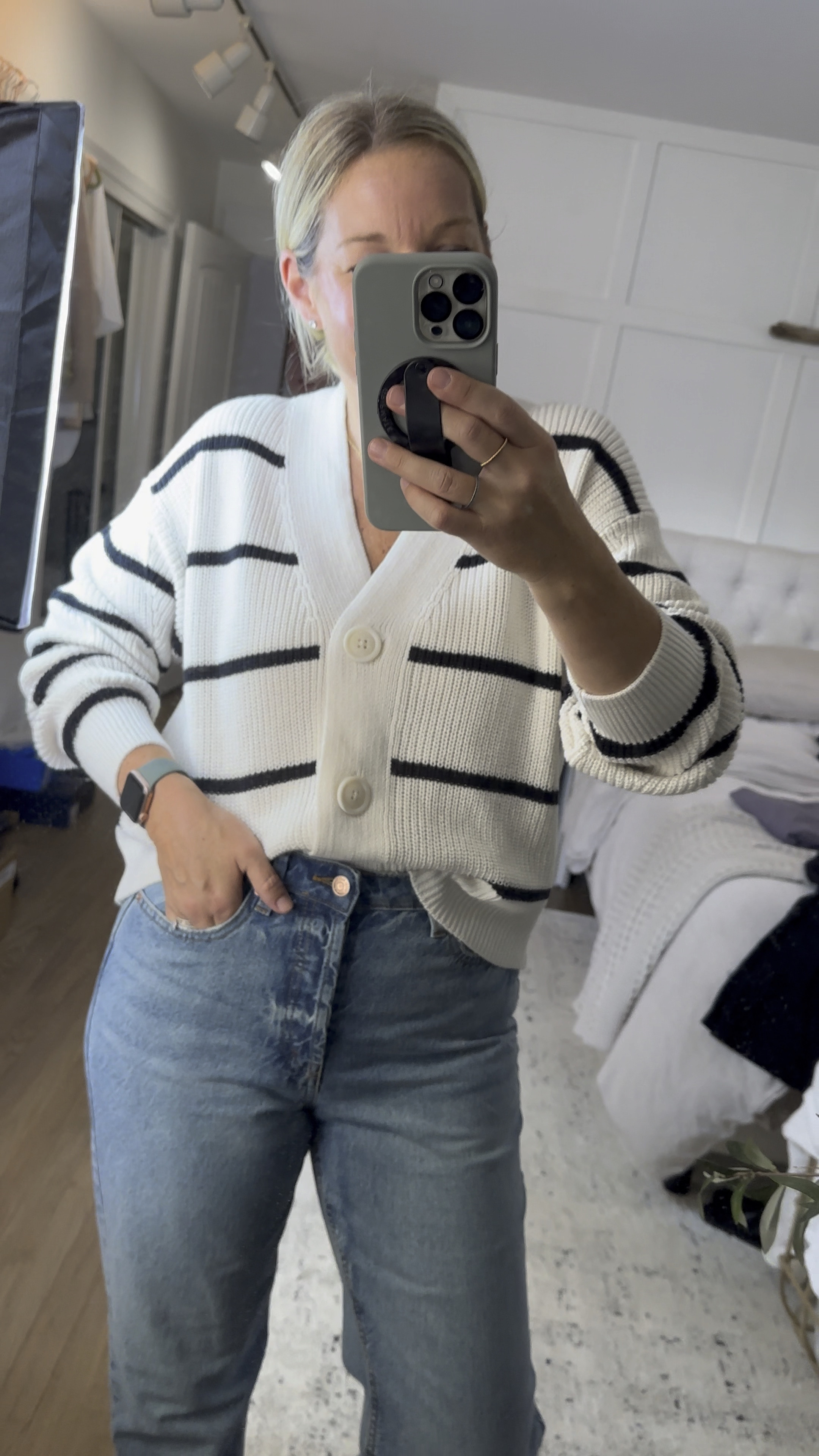 20% off select women’s clothing! 
I’m in a small sweater and 8 jeans! 
The sweater is so soft and slouchy. Love how effortless it is  

#LTKOver40 #LTKVideo #LTKFallSale