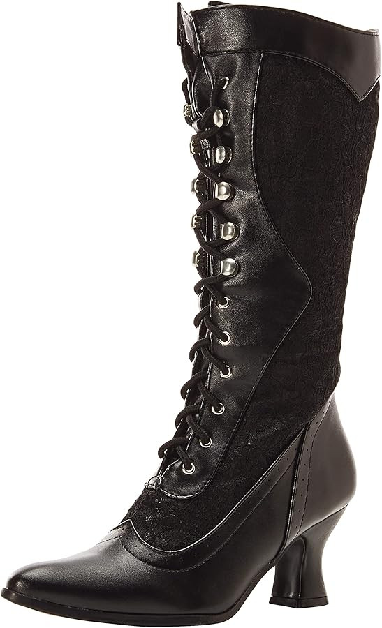 Ellie Shoes Women's 253-Rebecca Lace Heel Boot | Amazon (US)