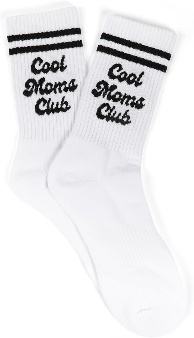 Cool Moms Club Socks – Funny Crew Socks for Women, Gifts for Mom, Birthday or Mother’s Day Pr... | Amazon (US)