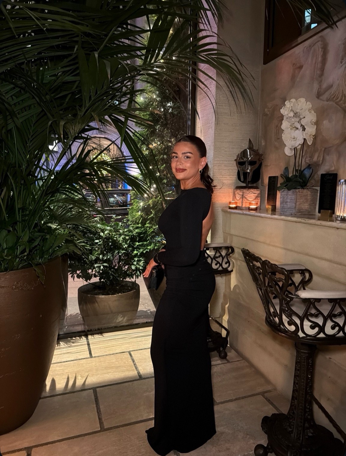 Evening long black dress 🖤

#LTKfestive #LTKdatenight