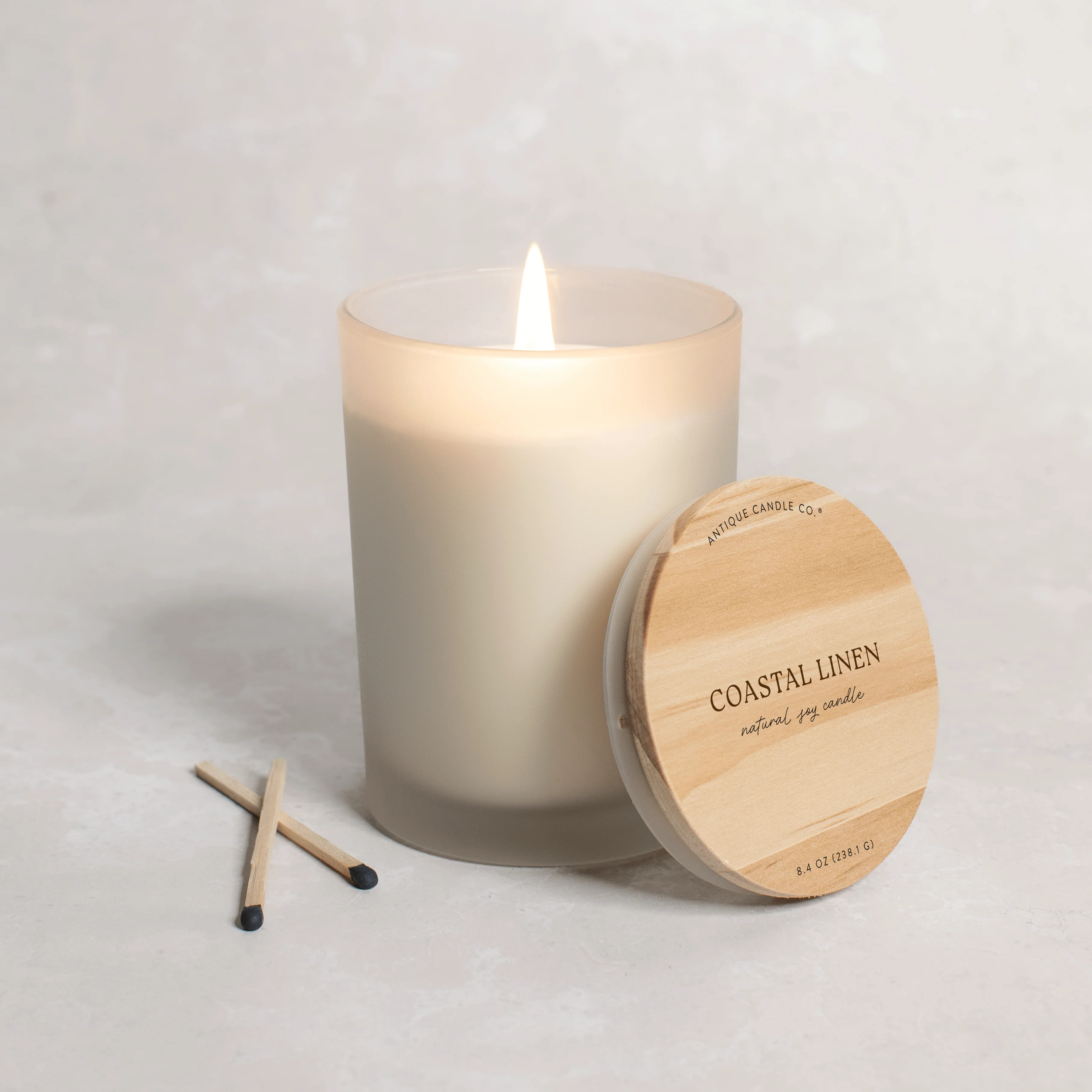 Coastal Linen Luxe Candle | Antique Candle Co.