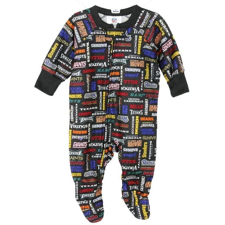 Gerber NFL Football Infant Baby and Toddler All Team Football Footed Sleeper | Walmart (US)