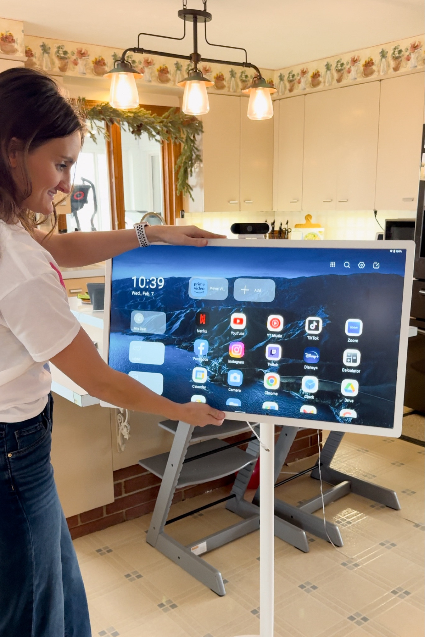 Revolutionizing our post-holiday setup with the Amazon portable monitor! ✨ From touchscreen to voice control, it's our versatile companion in every room! 🏠💻 #TechObsession #HomeUpgrade

#LTKkids #LTKfamily #LTKhome