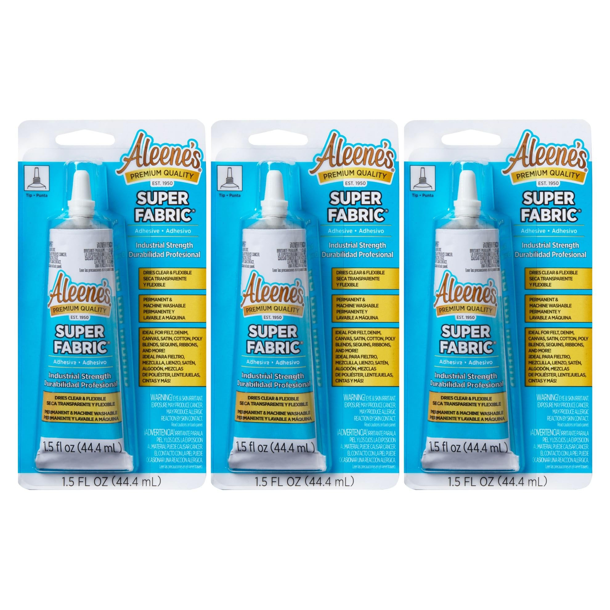 Aleene's Super Fabric Adhesive, Platinum Bond, Super-Strong, Ultra Flexible, Permanent, UV and Wa... | Amazon (US)