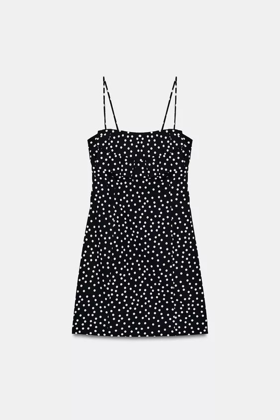 MINI DRESS WITH DOTS | Zara UK