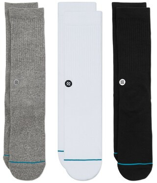 Stance Icon Crew Socks 3-Pack | Dillard's | Dillard's