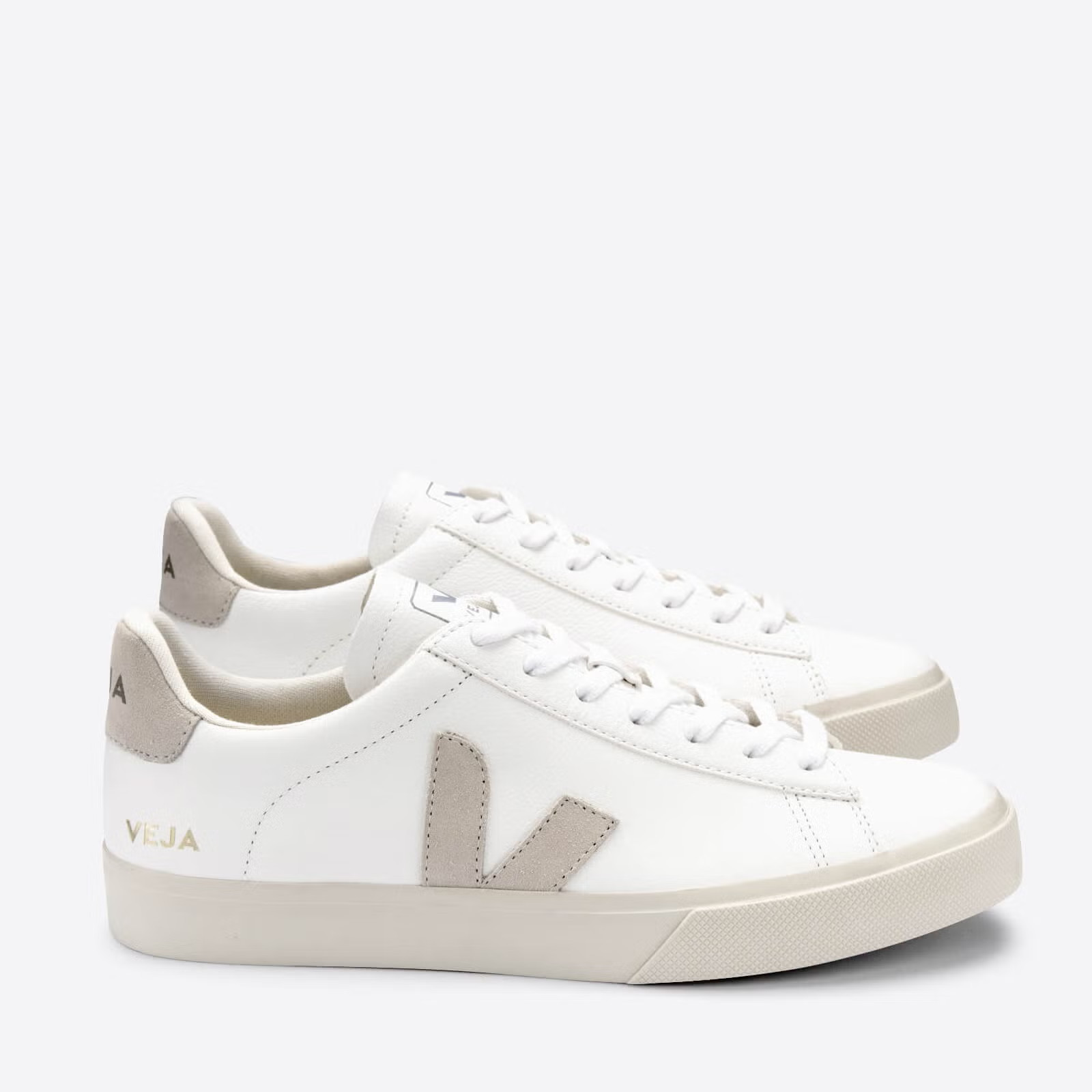 Veja Women's Campo Chrome Free Leather Trainers - Extra White/Natural | Allsole | Allsole (Global)