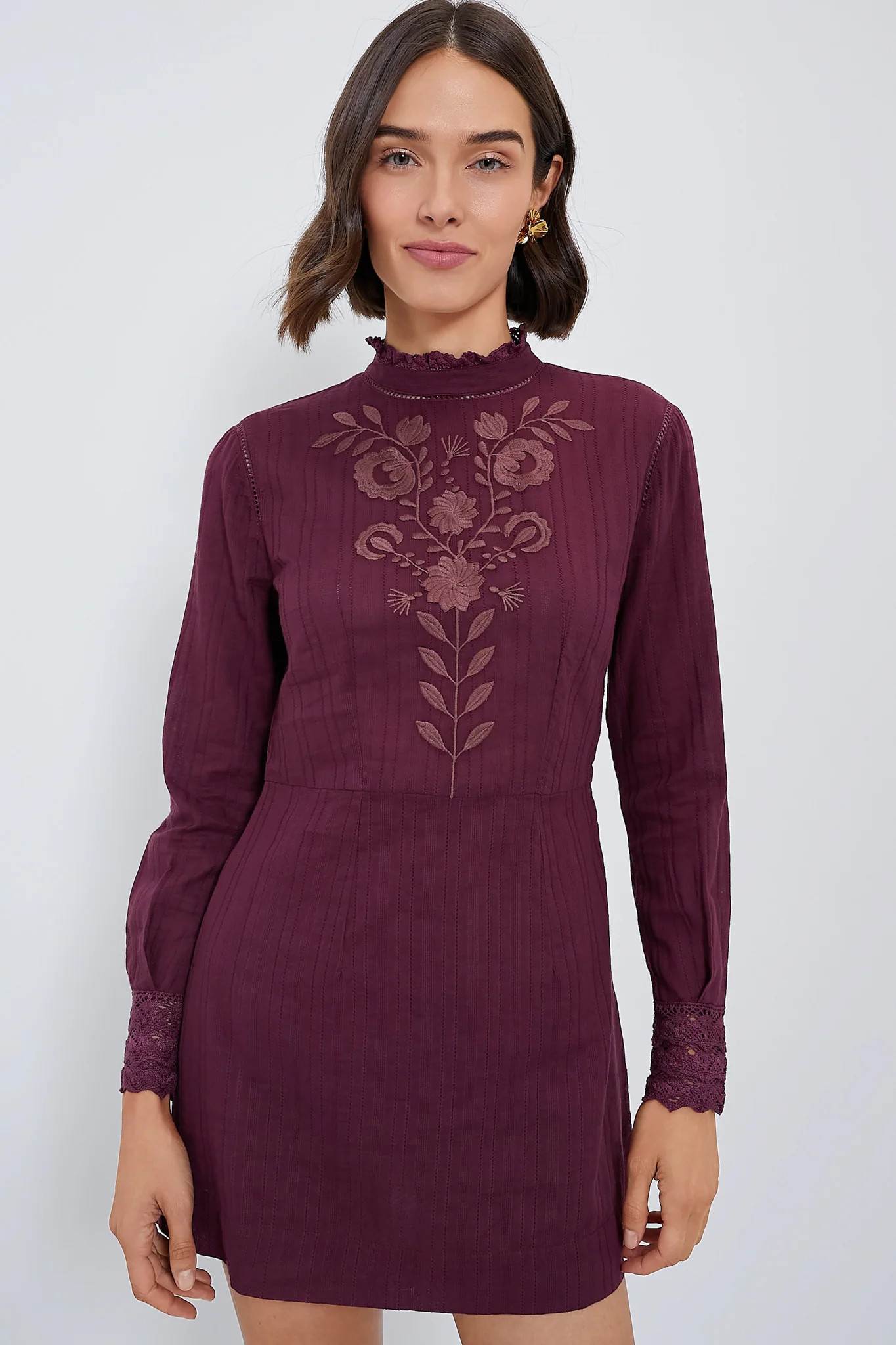 Burgundy Kiss Mini Dress | Tuckernuck (US)