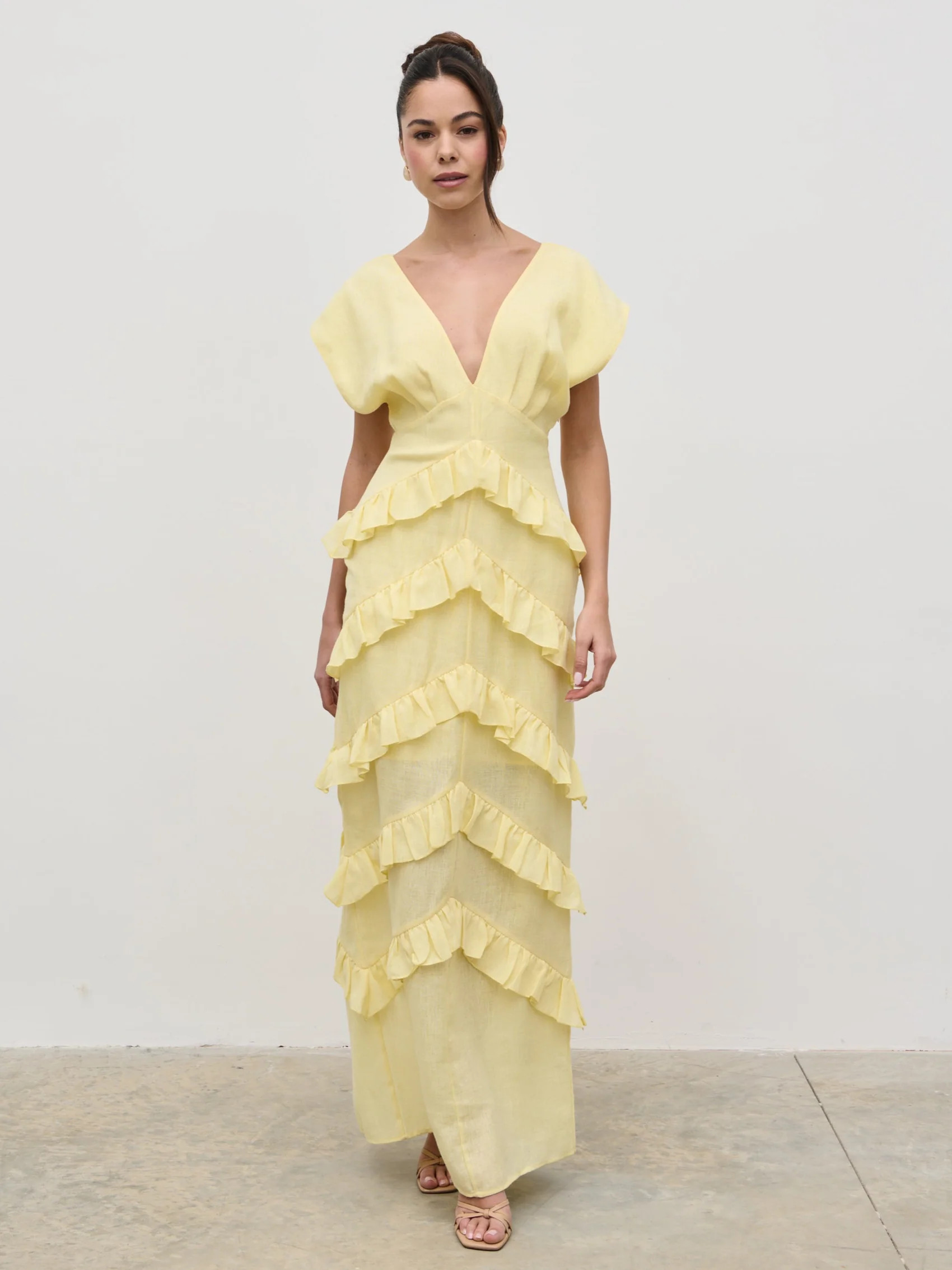 Tamsin Ruffle Dress | Pretty Lavish (UK)