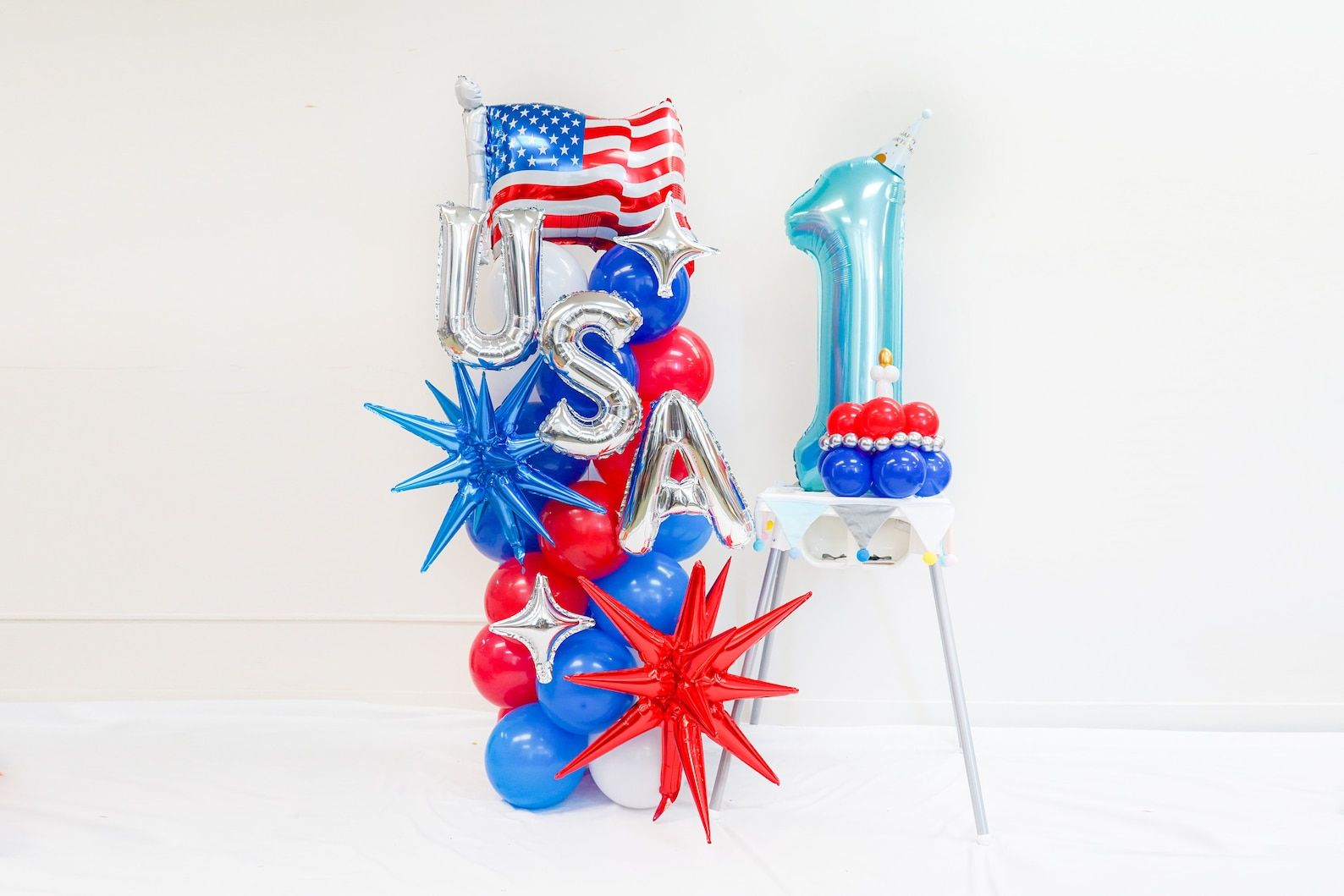 4th of July Bday Party Decor America Balloon Party American Flag Balloon Independence Day Baby Sh... | Etsy (US)