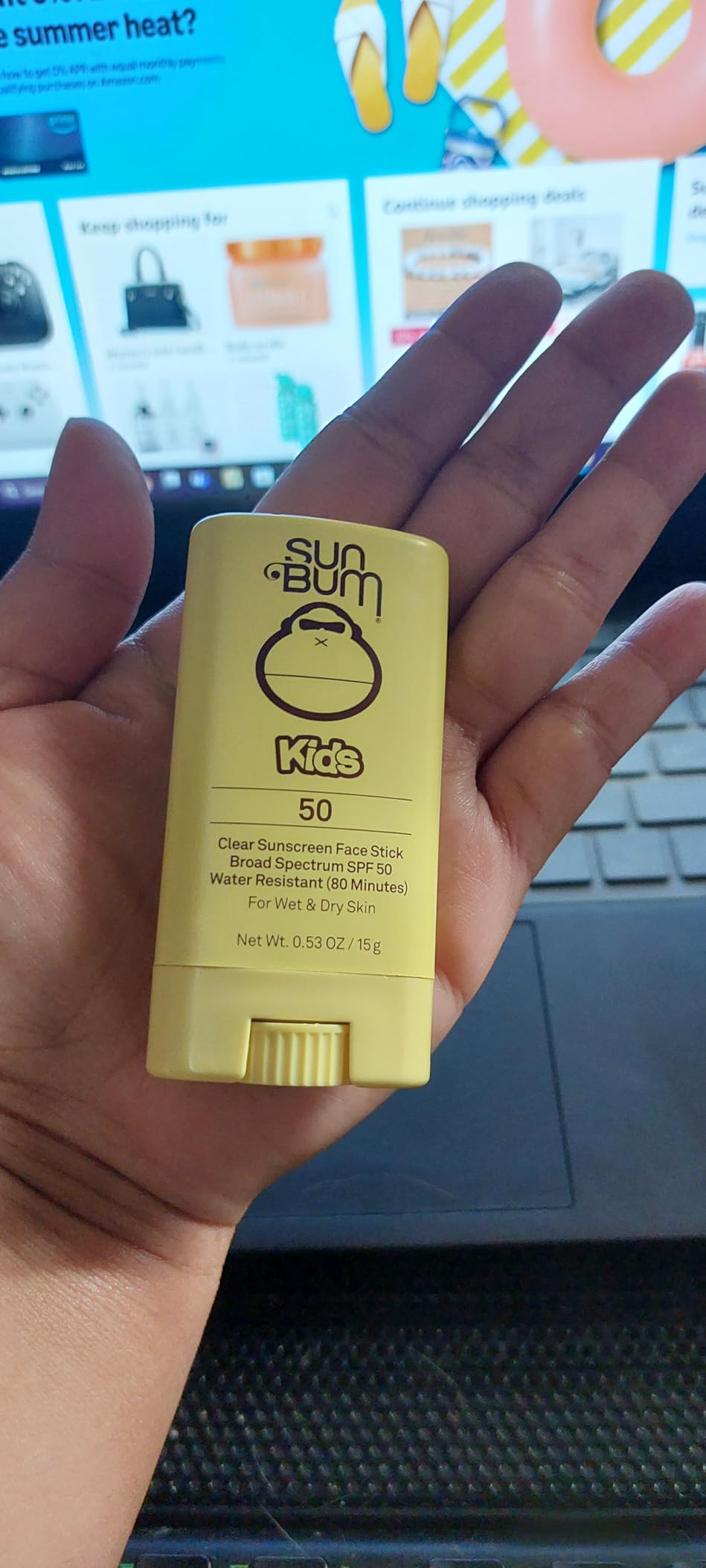 Sun Bum Sunscreen SPF 50 Without Octinoxate & Oxybenzone 0.53 oz | Amazon (US)