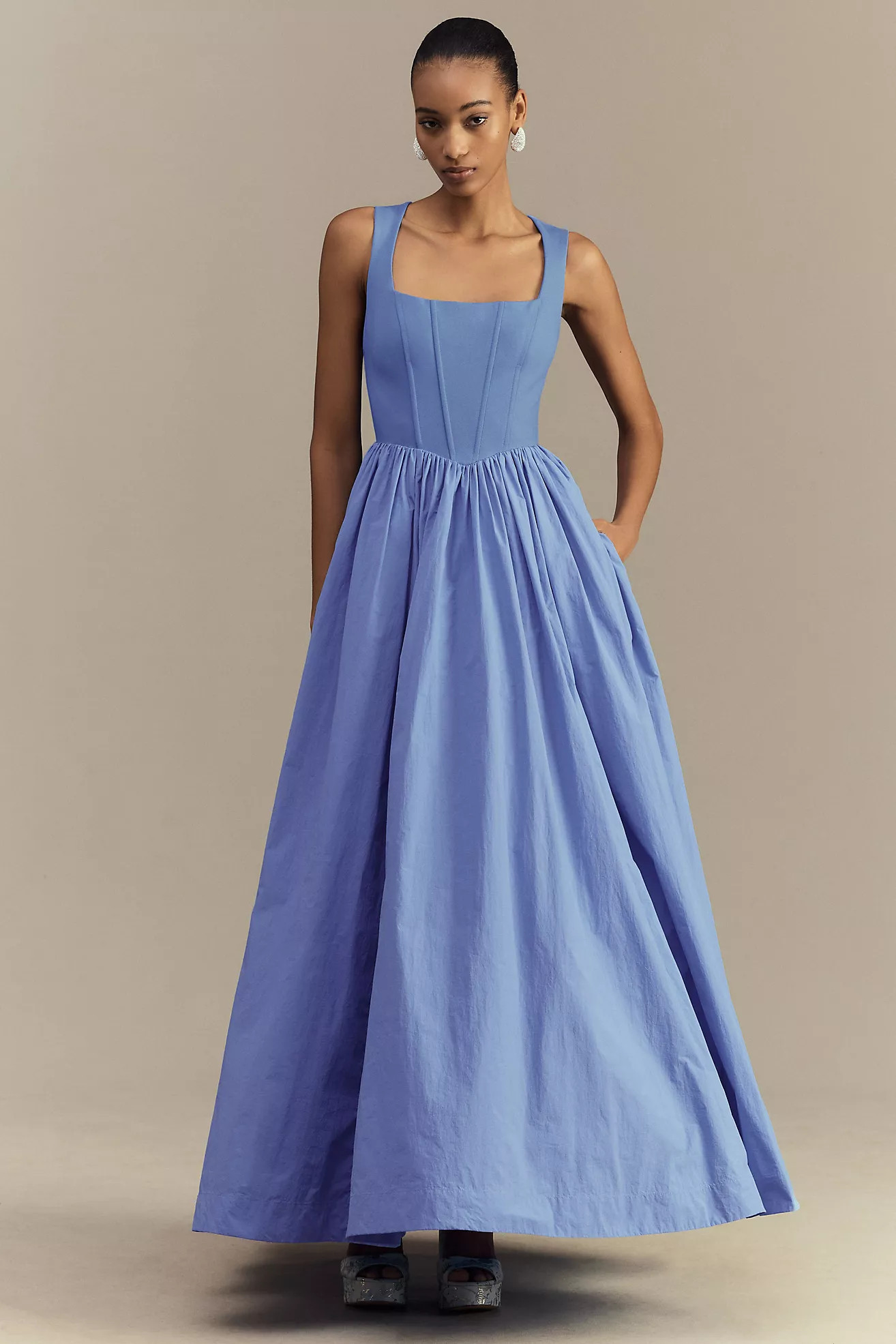 BHLDN Josie Scoop-Neck Corset Fit & Flare Maxi DressBHLDN
  


  


  


  
  


  

7 Reviews Re... | Anthropologie (US)