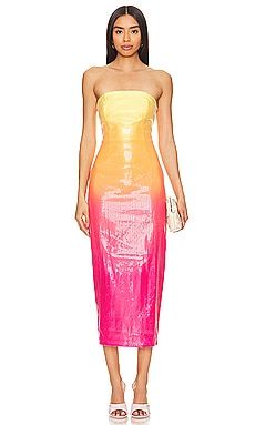 Runaway The Label Malibu Strapless Dress in Tropical from Revolve.com | Revolve Clothing (Global)