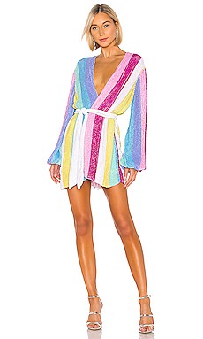 retrofete Gabrielle Robe in Unicorn Stripes from Revolve.com | Revolve Clothing (Global)