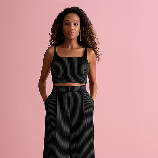 Bold Elements x Ally Brooke Womens Bandeau, Color: Black Beauty - JCPenney | JCPenney