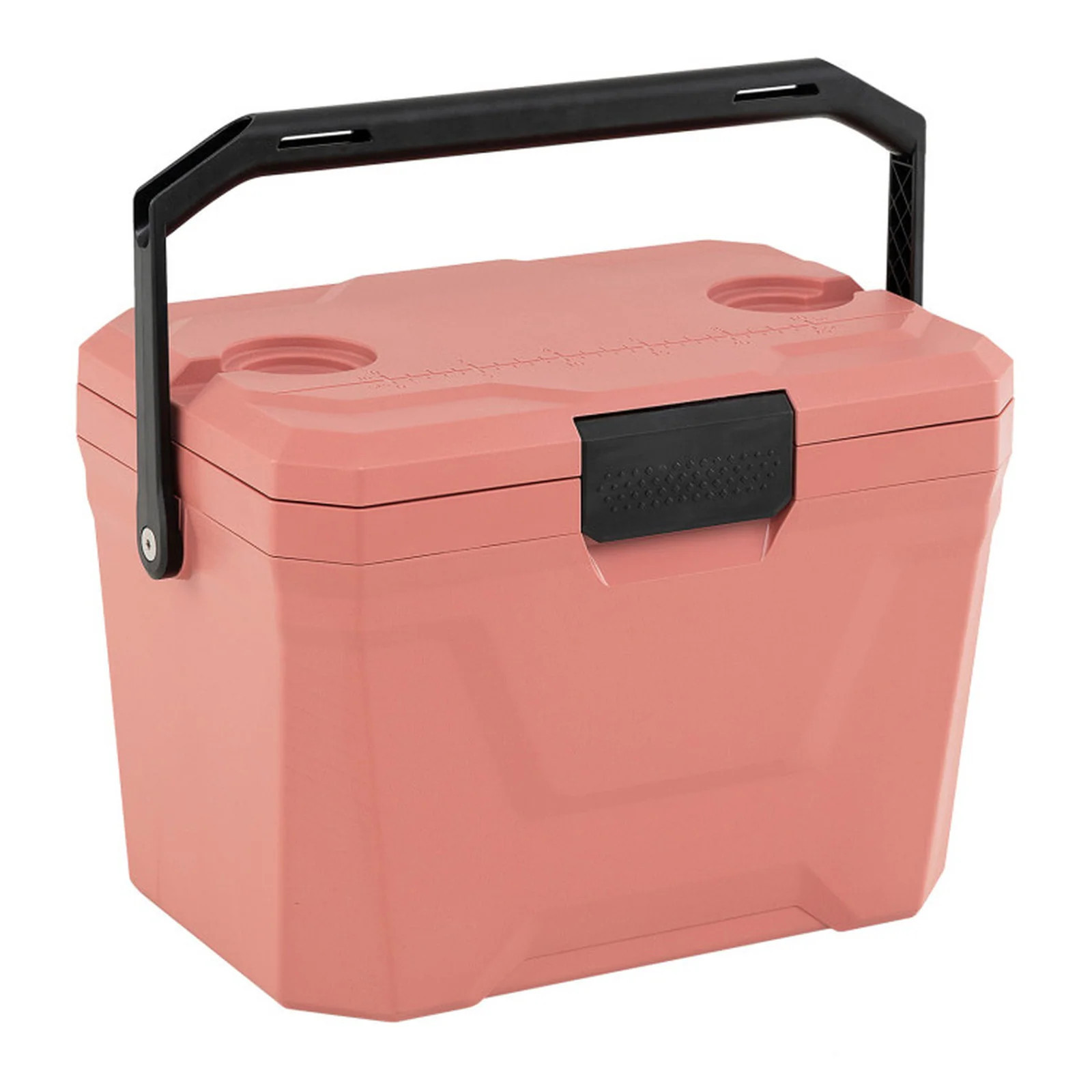 SUGIFT Pink 21-qt Insulated Portable Cooler Hard-Shell Ice Chest with 2 Cup Holders 110-lb Top Capacity Girls Trip Pool Party Beach Day Cooler-Pink | Lowe's