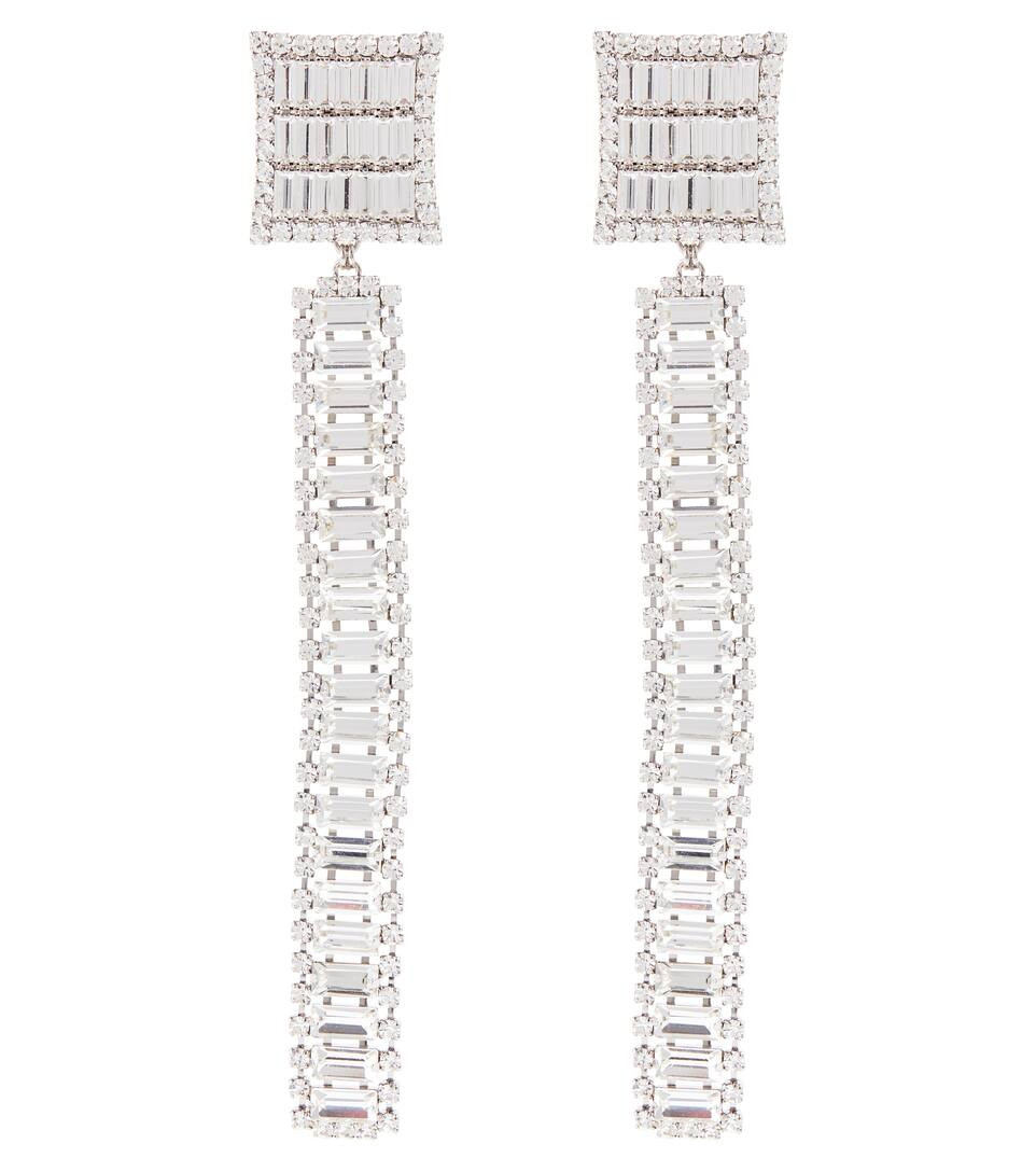 Crystal-embellished earrings | Mytheresa (UK)