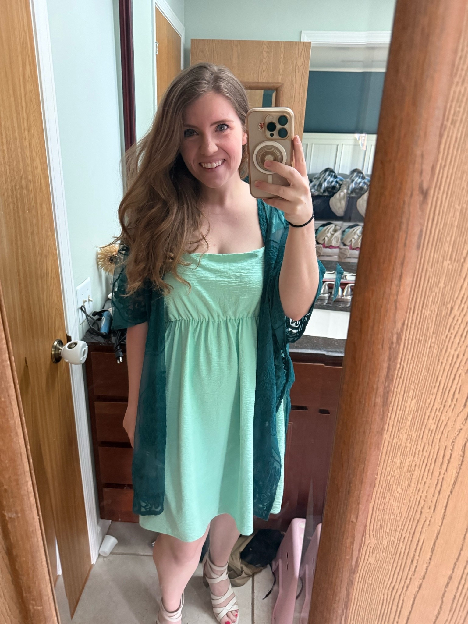 Loved this dress color!