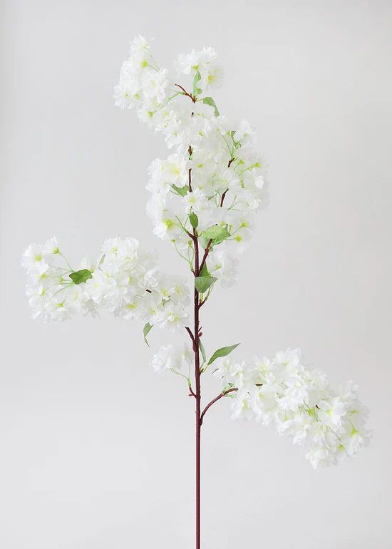 Artificial Spring Cherry Blossoms in Cream - 40 | Afloral (US)