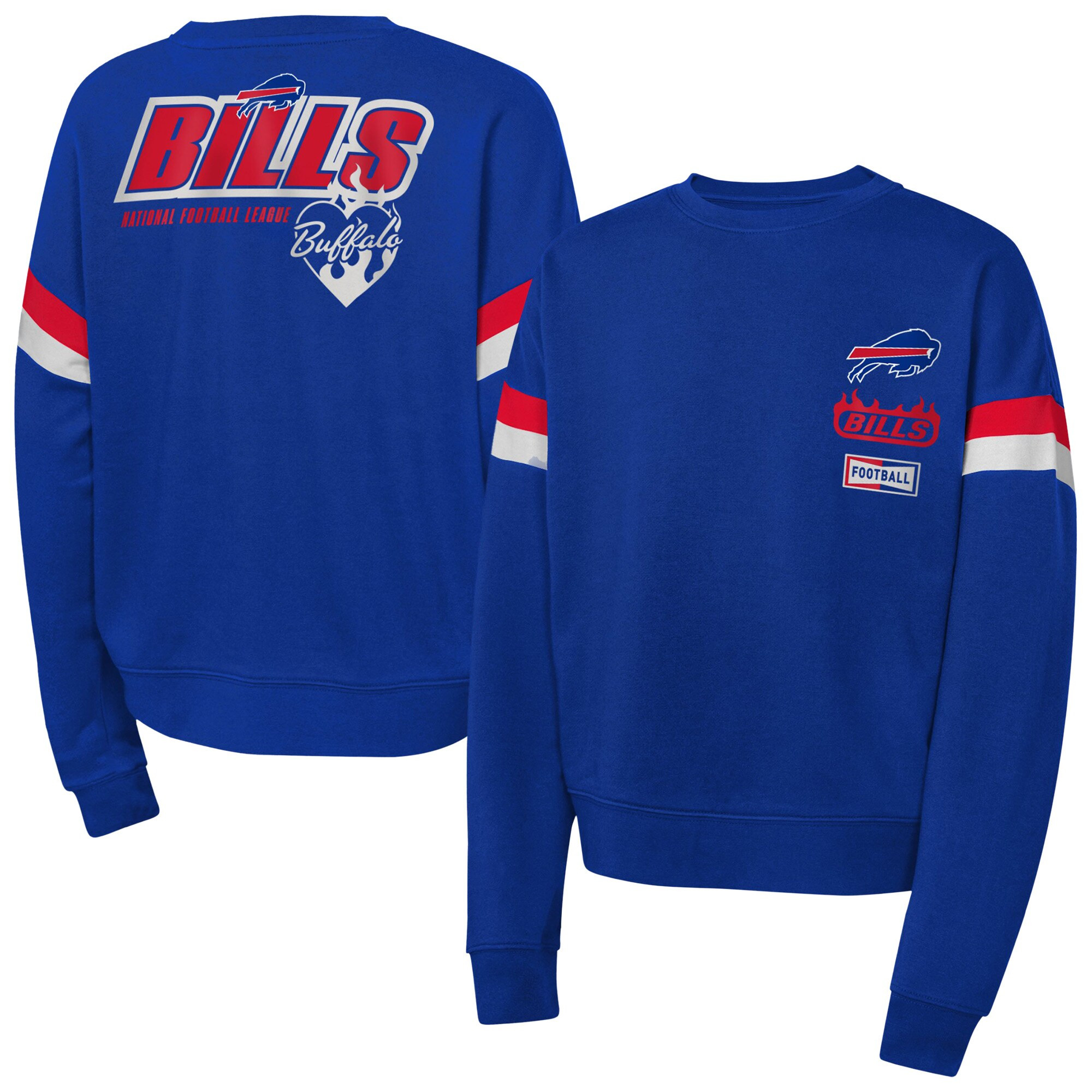 Girl's Buffalo Bills Royal Eternal Love Pullover Sweatshirt | NFL Shop