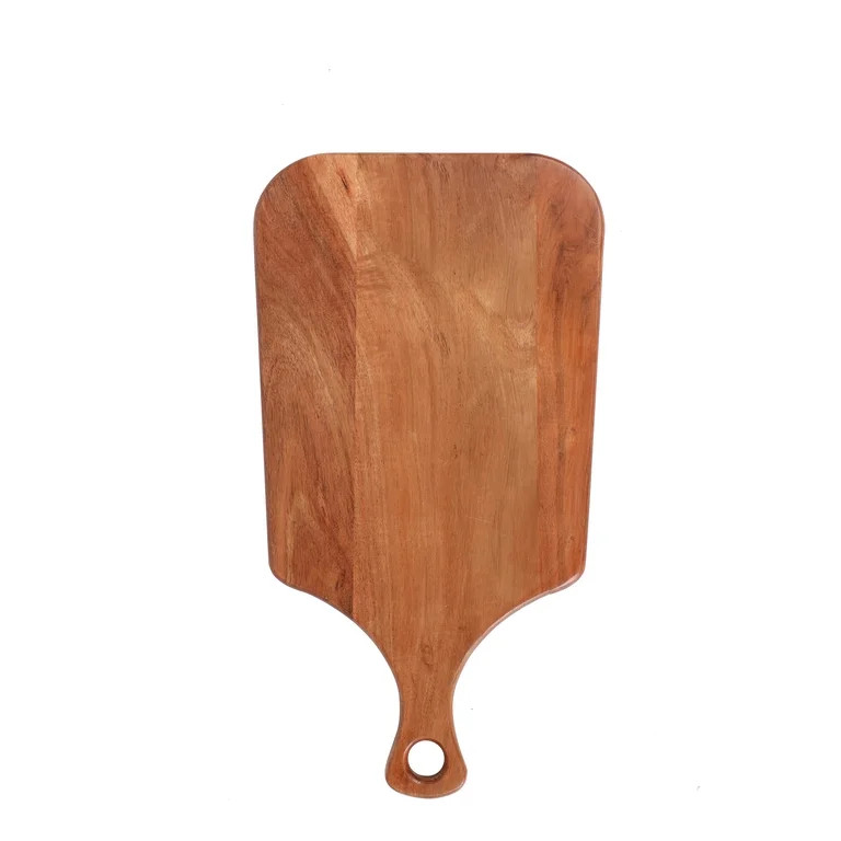 Better Homes & Gardens Acacia Wood Rectangle Serving Board with Ergonomic Handle | Walmart (US)