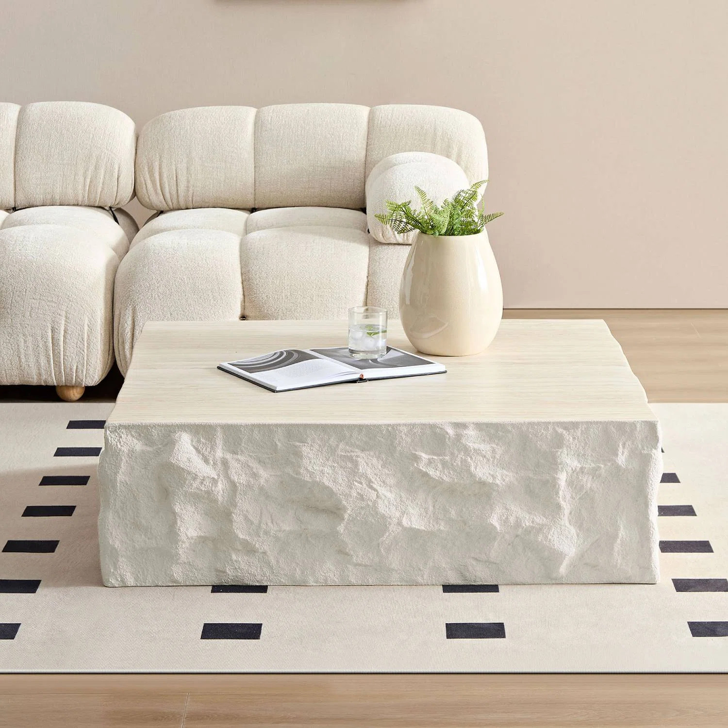 35.43" Fiberglass Center Coffee Table | Wayfair North America