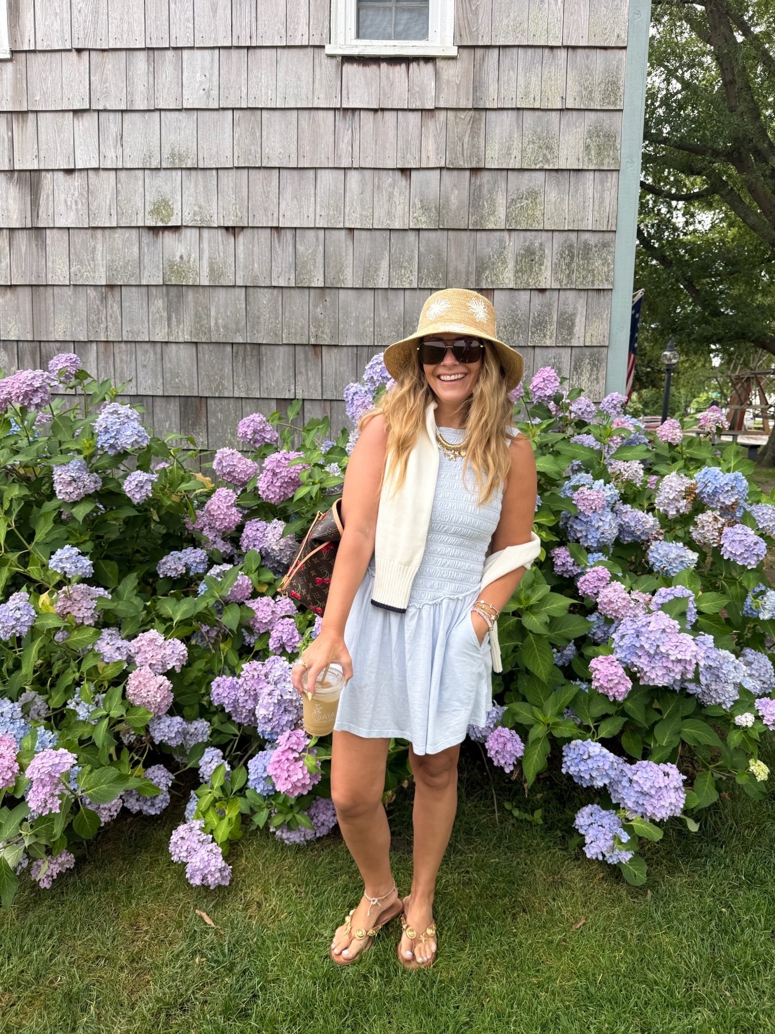 Coastal summer outfit that looks way more expensive than it is 🤍☀️

This is the kind of outfit I’ll be reaching for on repeat—lightweight, flattering, and perfect for everything from coffee runs to coastal weekends. The smocked dress is so comfortable, the accessories pull it all together, and every piece is easy to mix and match all summer long.

Everything is linked for you in my LTK! 🤍✨