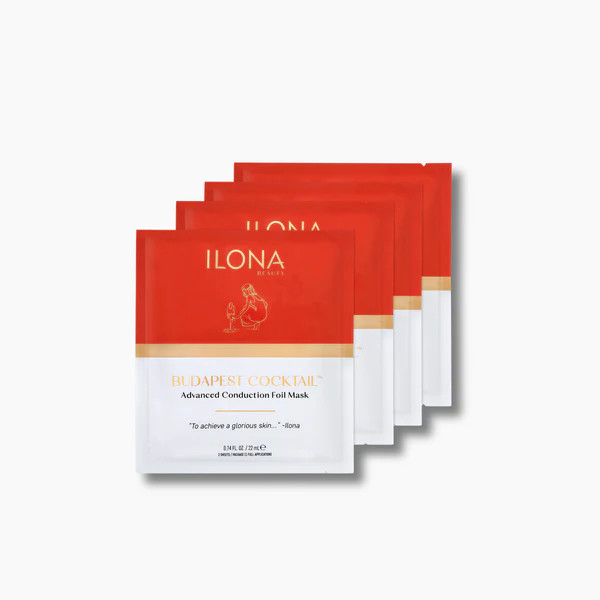 Budapest Cocktail Advanced Conduction Foil Mask x 4 | ILONA Beauty (US)
