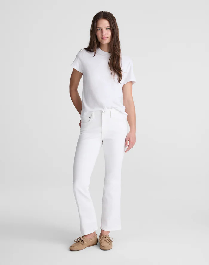 The Flare Crop Jean in Super Stretch Denim | Madewell