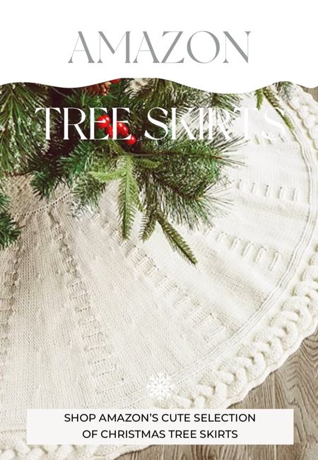 Amazon’s Christmas Tree Skirts. Cute & at affordable prices  

#LTKunder50 #LTKHoliday #LTKSeasonal