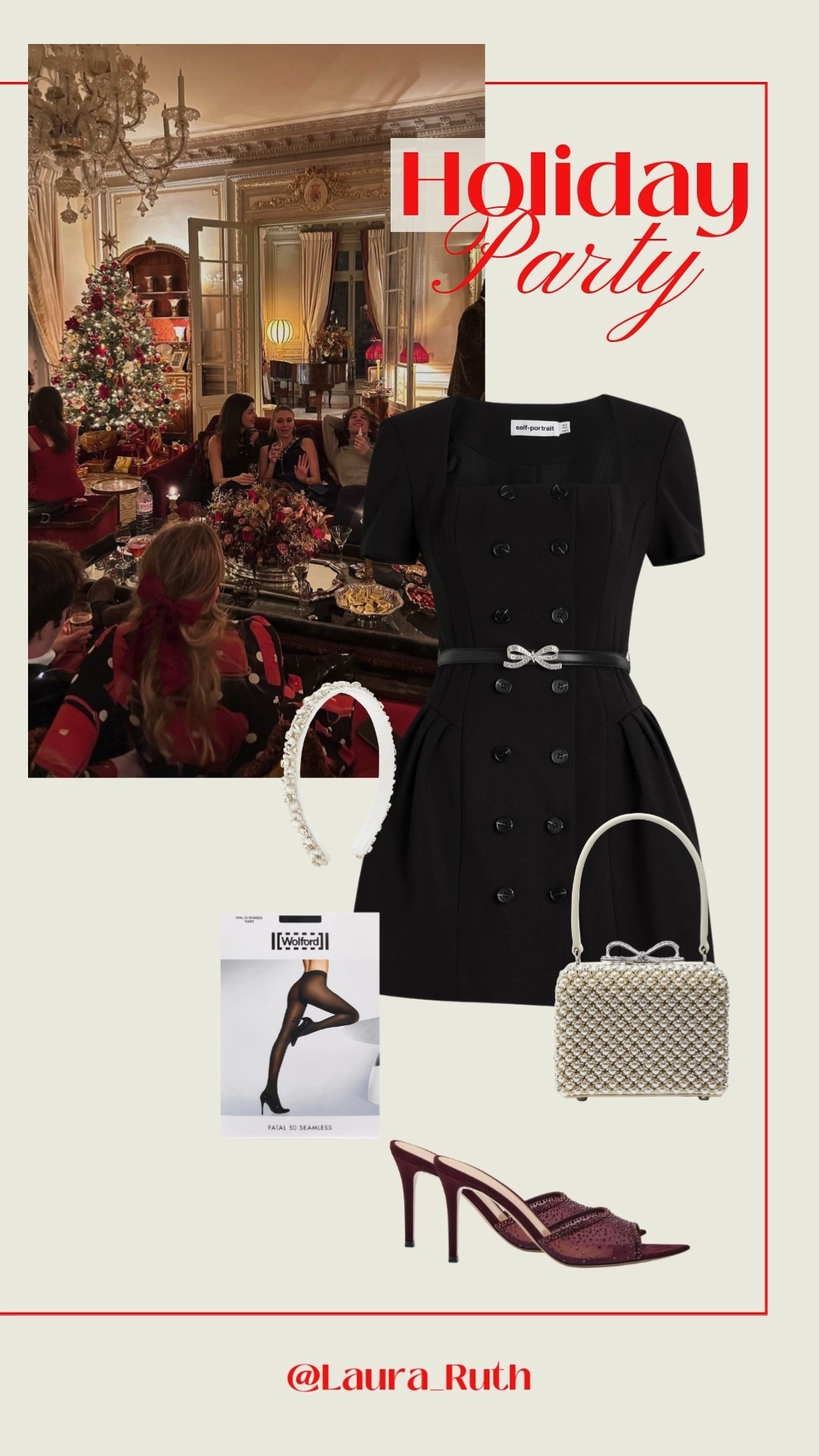 If you’re heading to a Christmas party this season, this is the outfit to make the room glow, chic black tailoring, a pearl bag, and a deep berry heel for a hint of drama. 
Everything you need for an elegant festive night is linked on my LTK. ♟️✨🍸♥️ 

#LTKxHarveyNichols #LTKpartywear #LTKuk