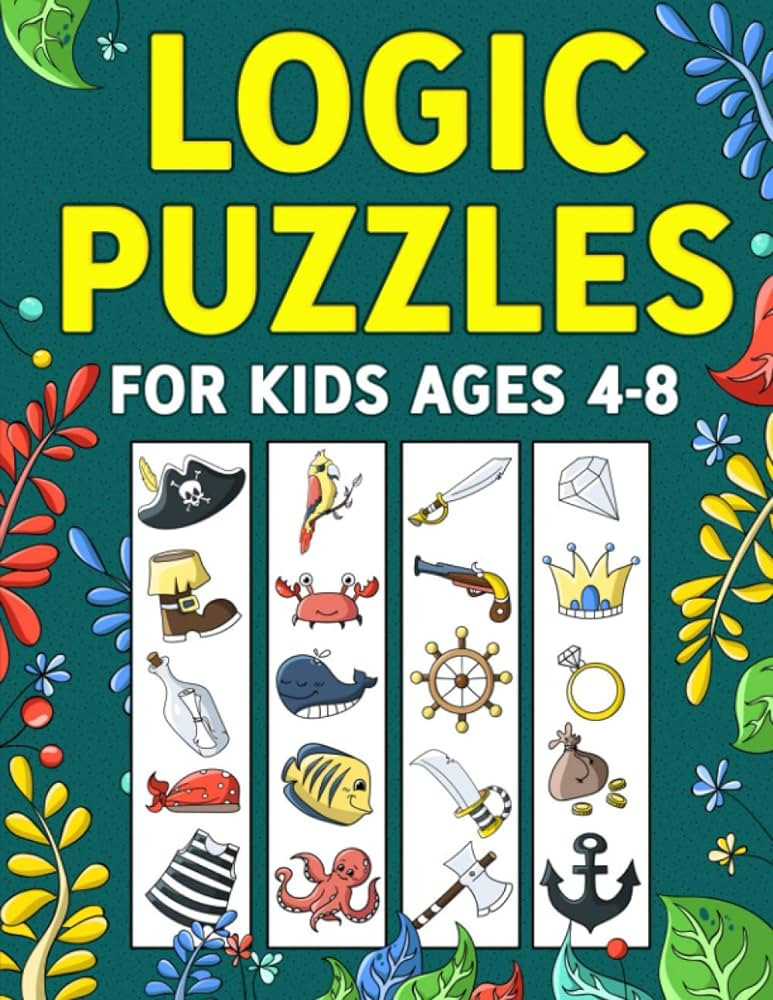 Logic Puzzles for Kids Ages 4-8: A Fun Educational Workbook To Practice Critical Thinking, Recogn... | Amazon (US)