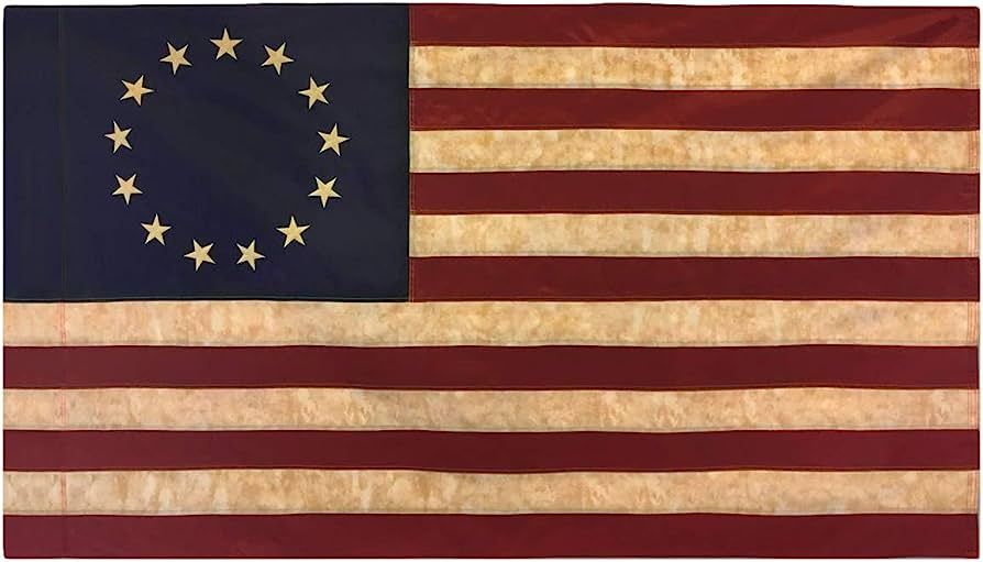 Founding Fathers Flags Betsy Ross Vintage Embroidered Home Banner - 3x5' Oxford Polyester Banner ... | Amazon (US)