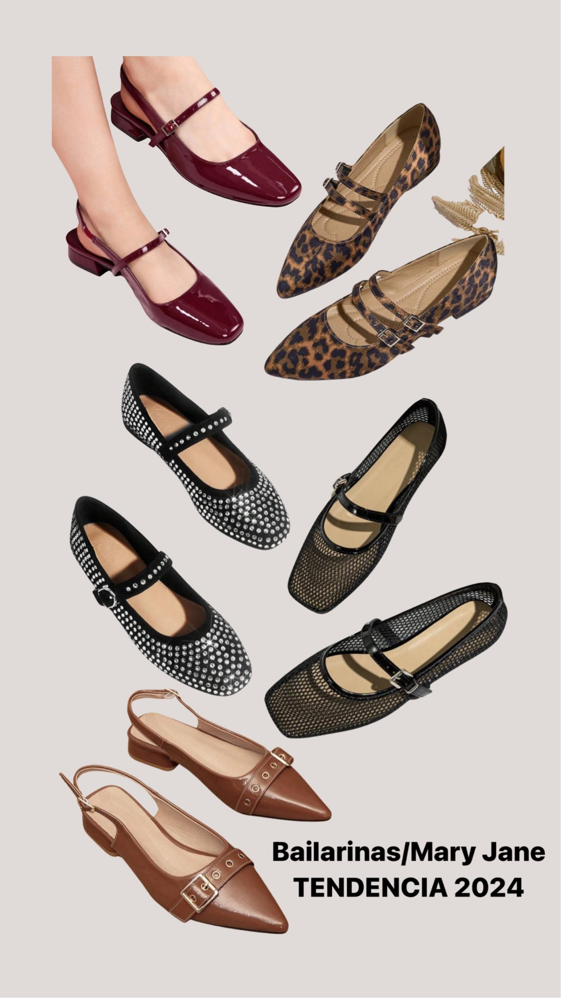 Bailarinas/Mary Jane en tendencia otoño/invierno 2024🖤