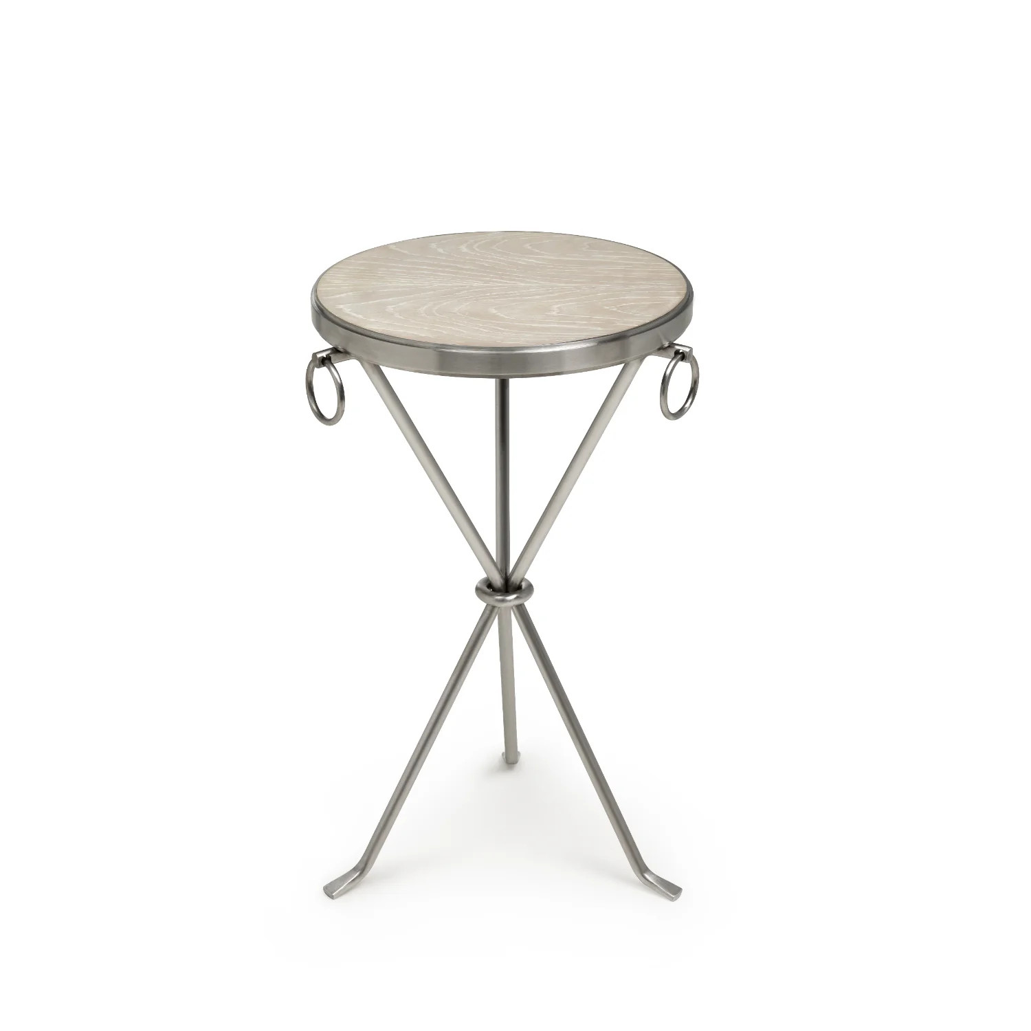 Drinks Table in Oak with Nickel Base by The Lacquer Company | Paloma & Co.