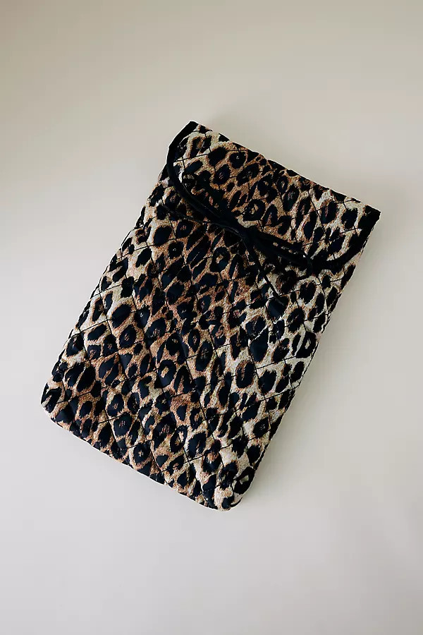 Damson Madder Leopard Bow Laptop Bag | Anthropologie (UK)