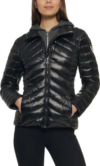 GUESS Packable Water Resistant Puffer Jacket | Nordstromrack | Nordstrom Rack