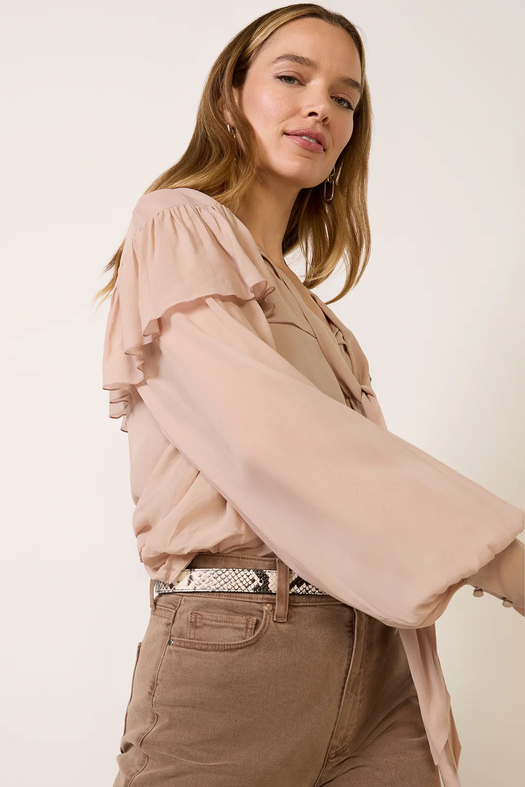 Fade Into You Ruffle Blouse | Evereve