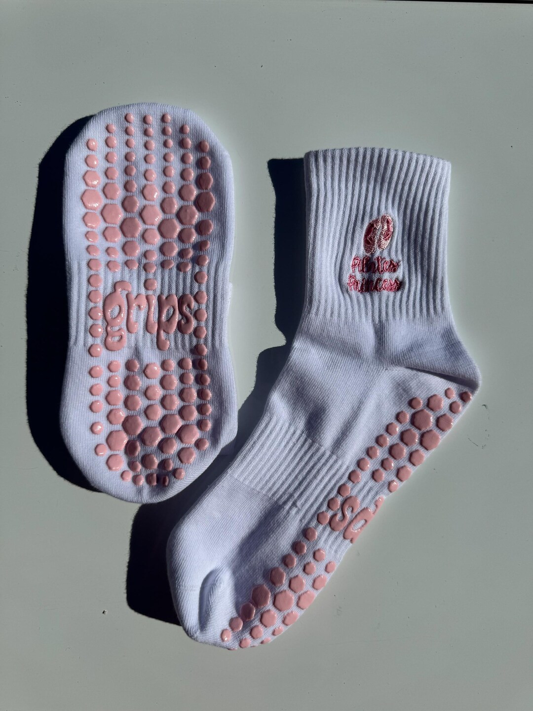 Pilates Princess Grip Socks - Etsy | Etsy (US)