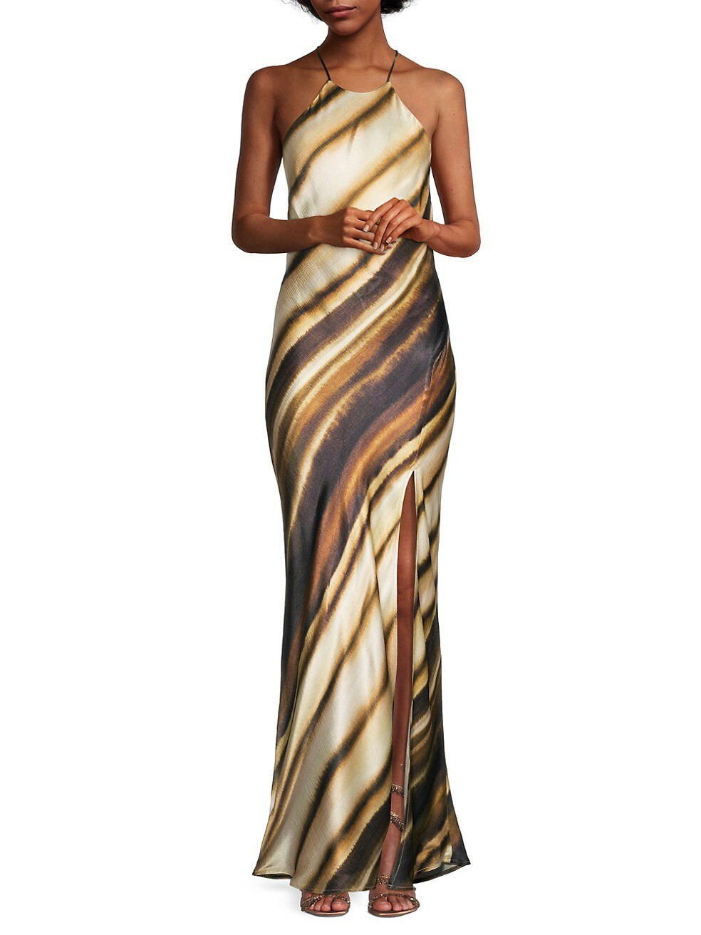 Bec & Bridge Watercolour Printed Open-Back Maxi Dress | Saks Fifth Avenue