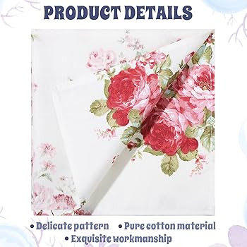24 Cotton Napkins Spring Summer Cloth Napkins Dinner Napkins Floral Kitchen Napkins Washable for ... | Amazon (US)