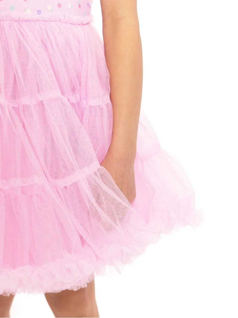 Hello Kitty Girls' Graphic Tutu Dress with Short Sleeves, Sizes 4-12 | Walmart (US)