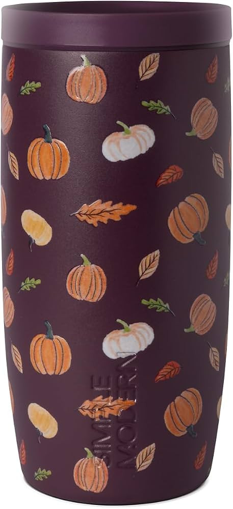 Simple Modern Halloween Travel Coffee Mug 360\u00b0 Lid | 16oz | Pumpkins     Voyager Ceramic-Lin... | Amazon (US)
