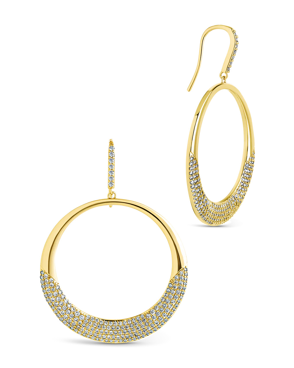 Muriel CZ O Drop Earrings | Sterling Forever