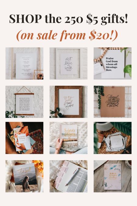 Faith gifts on sale for $5 from $20 for her , faith gifts, Christian gifts, home decor, prints, wall art, journals

#LTKHoliday #LTKGiftGuide