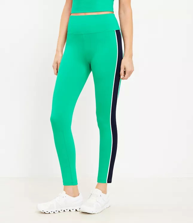 Lou & Grey Colorblock Luvstretch Pocket Leggings | LOFT